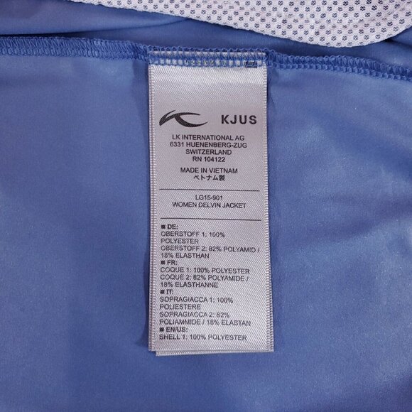 NWT Kjus Womens Size 40 Large Delvin Jacket Eagle Point Golf Club Performance - Picture 13 of 16